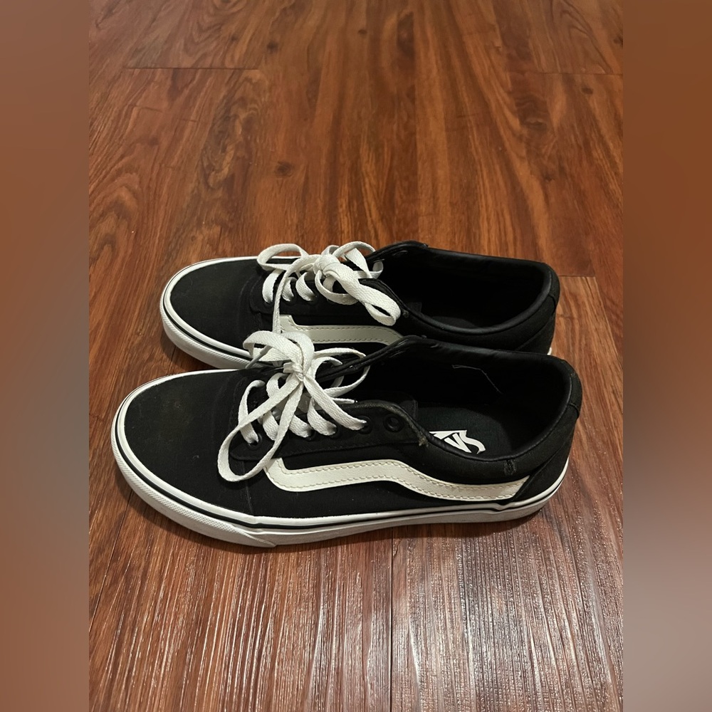 Vans Black and White Women's Shoes